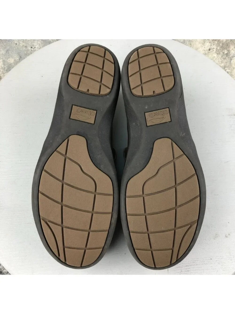 Abeo Women's Size 9 Eastbourne Brown Leather Slip On Comfort Shoes Loafers